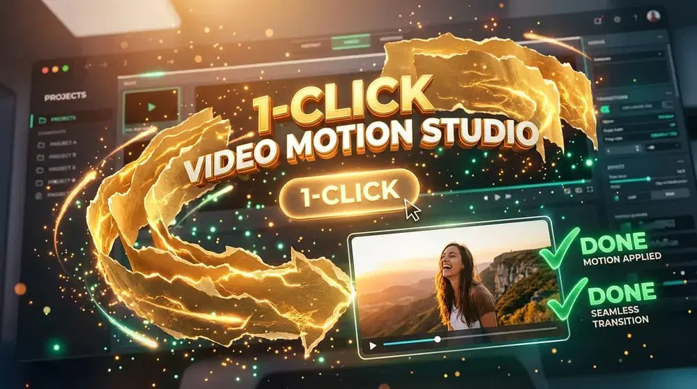 1-Click Video Motion Studio